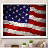 Large American Flag Watercolor