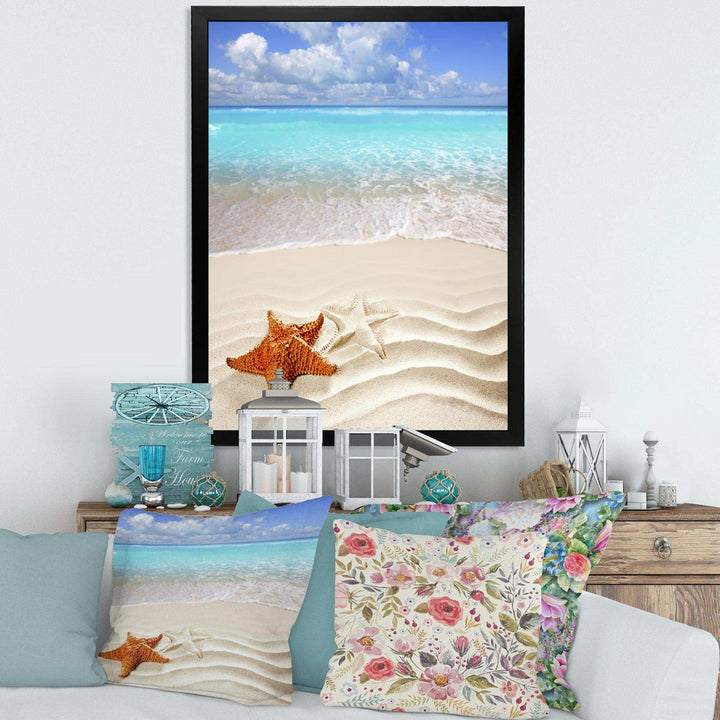 Brown Starfish on Caribbean Beach