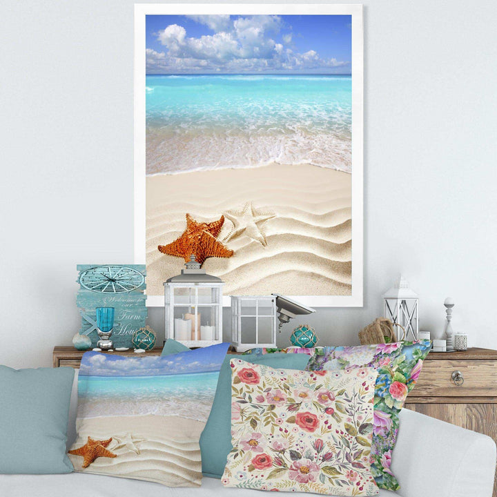 Brown Starfish on Caribbean Beach