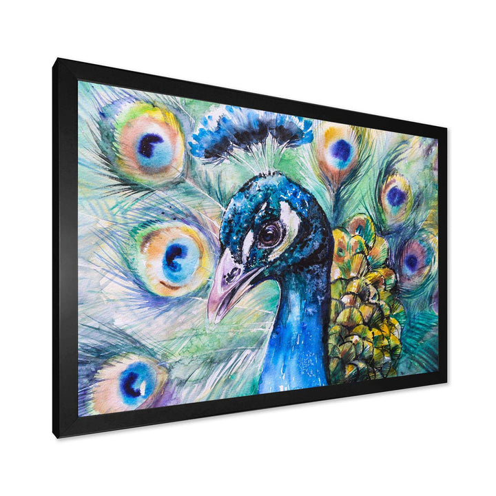 Beautiful Peacock Watercolor