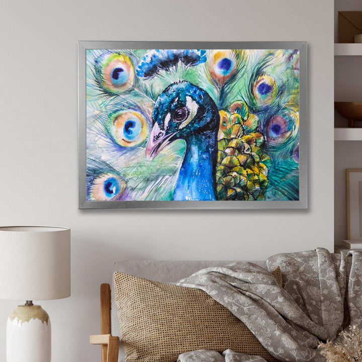 Beautiful Peacock Watercolor