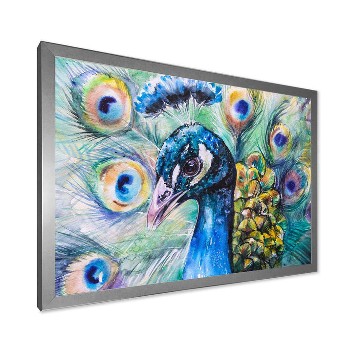 Beautiful Peacock Watercolor