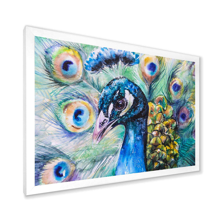 Beautiful Peacock Watercolor