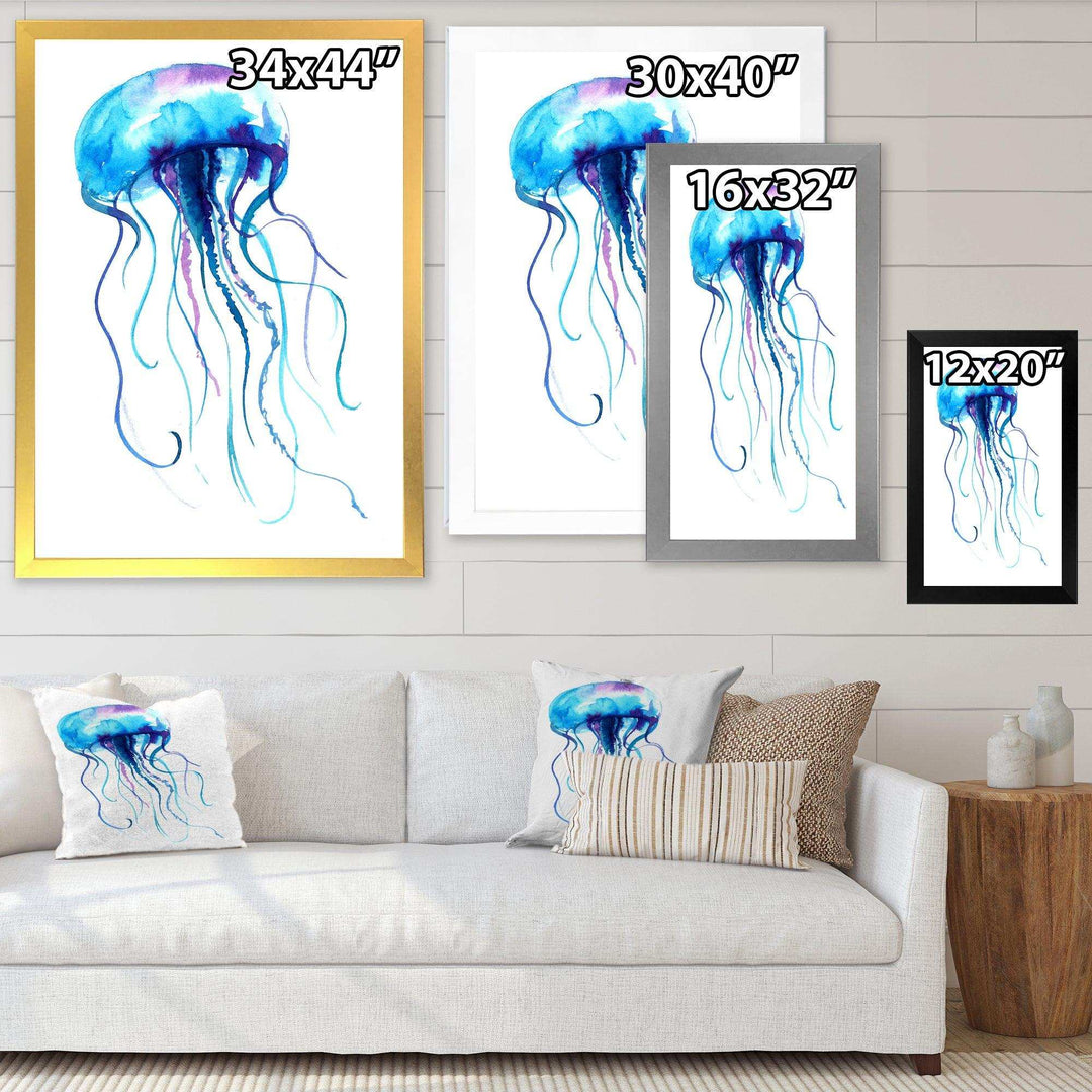 Large Light Blue Jellyfish