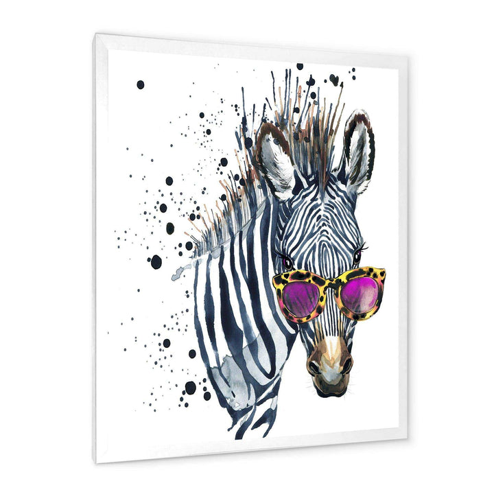Funny Zebra Watercolor