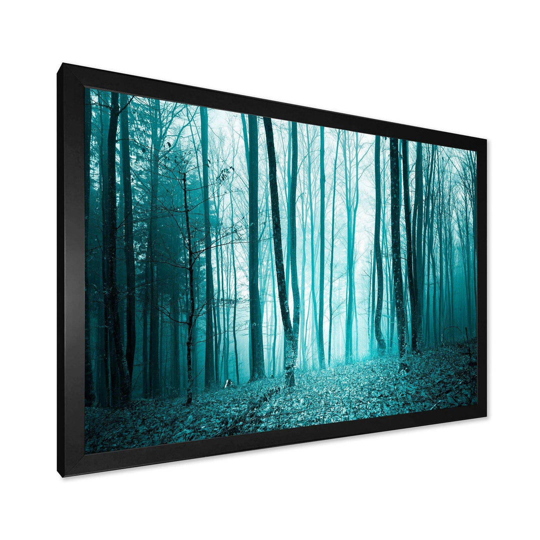 Turquoise Colored Magic Forest
