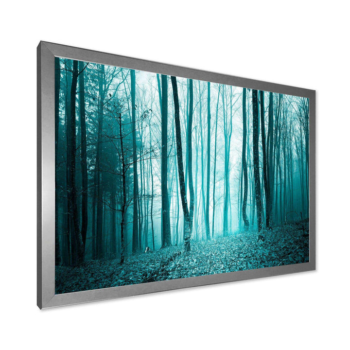 Turquoise Colored Magic Forest