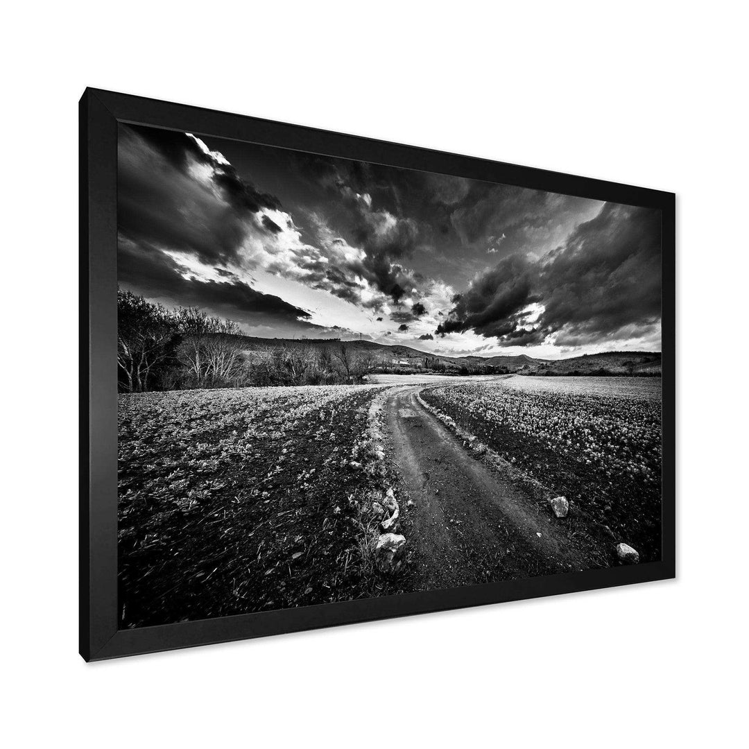 Black White Landscape from Sardinia