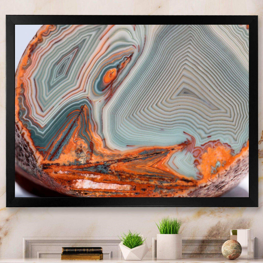Beautiful Lake Superior Agate - Stone-geode Living Room Wall Decor