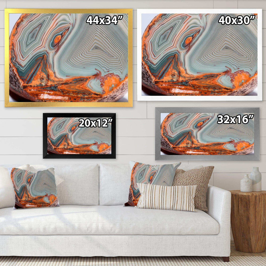 Beautiful Lake Superior Agate - Stone-geode Living Room Wall Decor