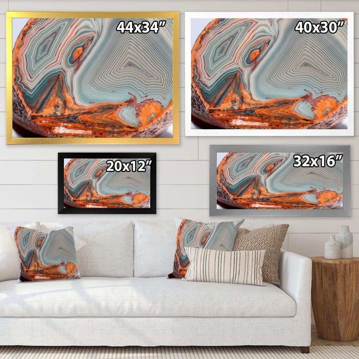 Beautiful Lake Superior Agate - Stone-geode Living Room Wall Decor