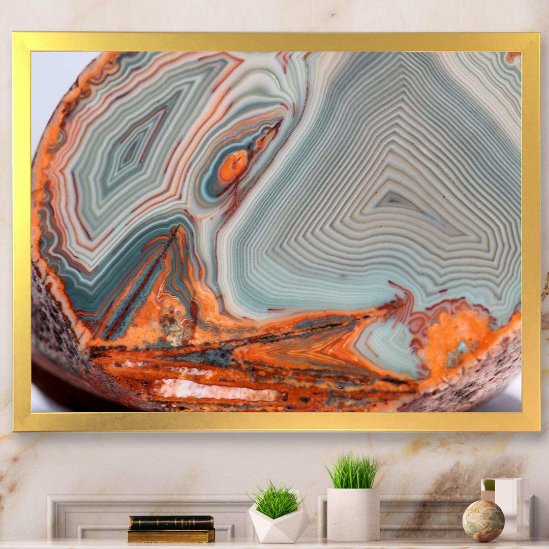 Beautiful Lake Superior Agate - Stone-geode Living Room Wall Decor