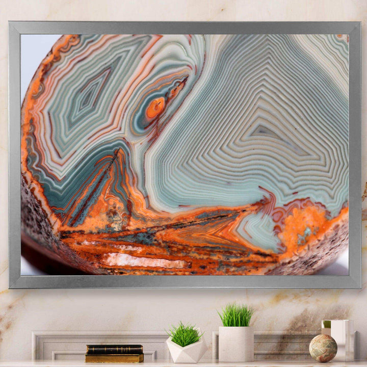 Beautiful Lake Superior Agate - Stone-geode Living Room Wall Decor