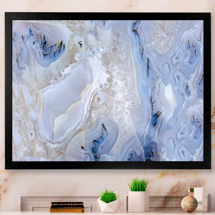 Agate Stone Background - Modern Wall Art Prints