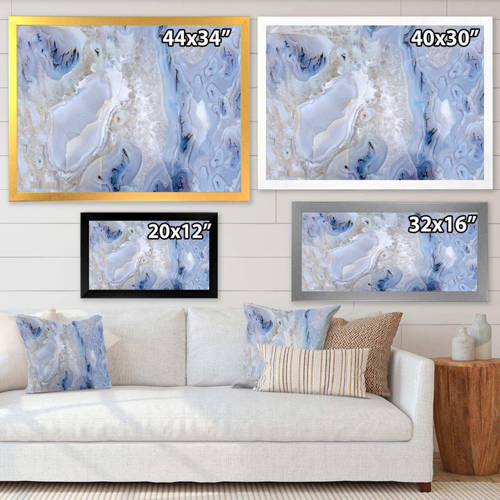 Agate Stone Background - Modern Wall Art Prints