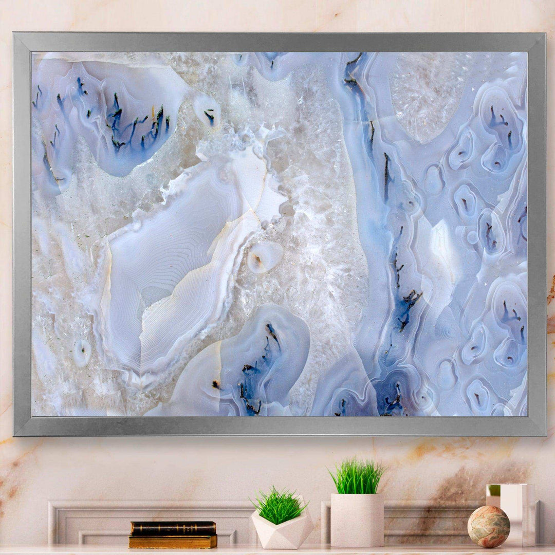 Agate Stone Background - Modern Wall Art Prints