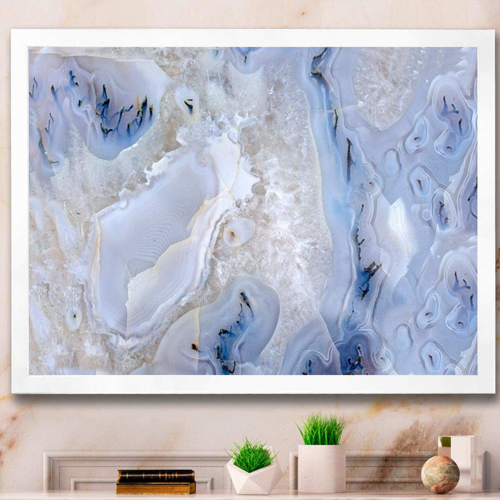 Agate Stone Background - Modern Wall Art Prints