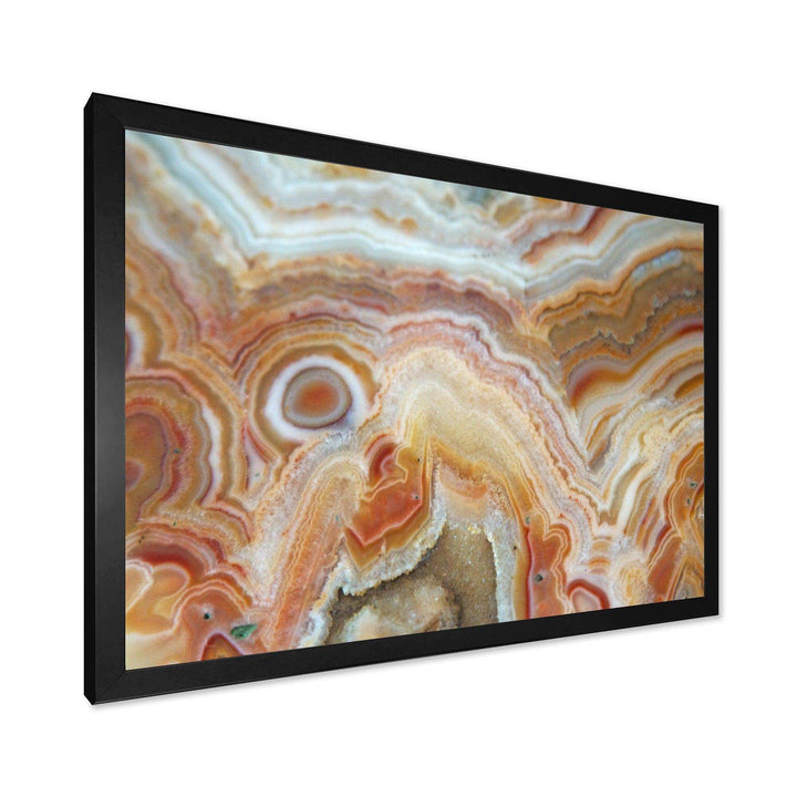 Strips and Ovals on Agate - Modern Bedroom Wall Art