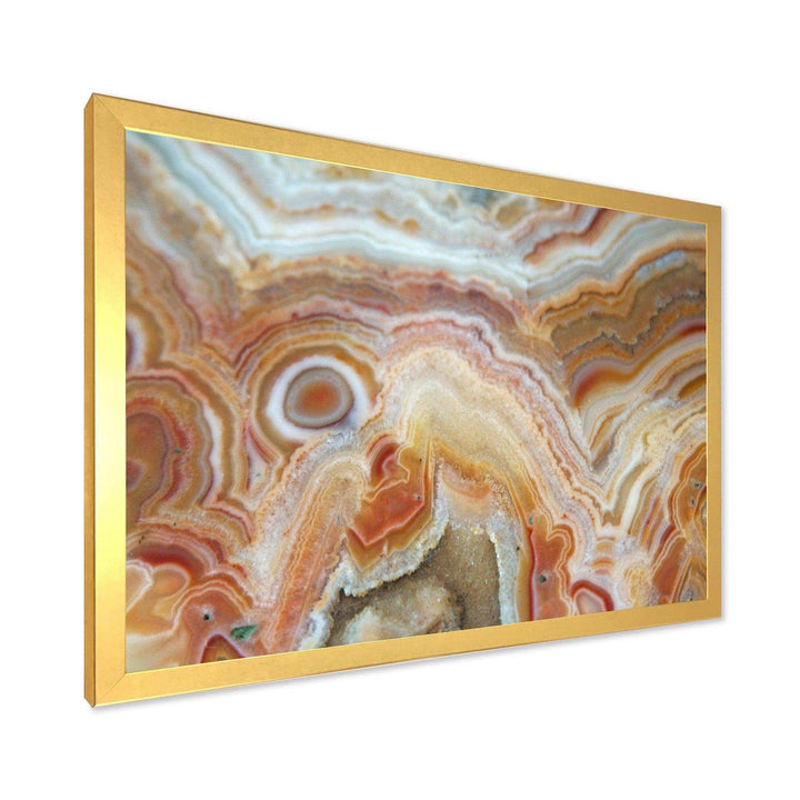 Strips and Ovals on Agate - Modern Bedroom Wall Art