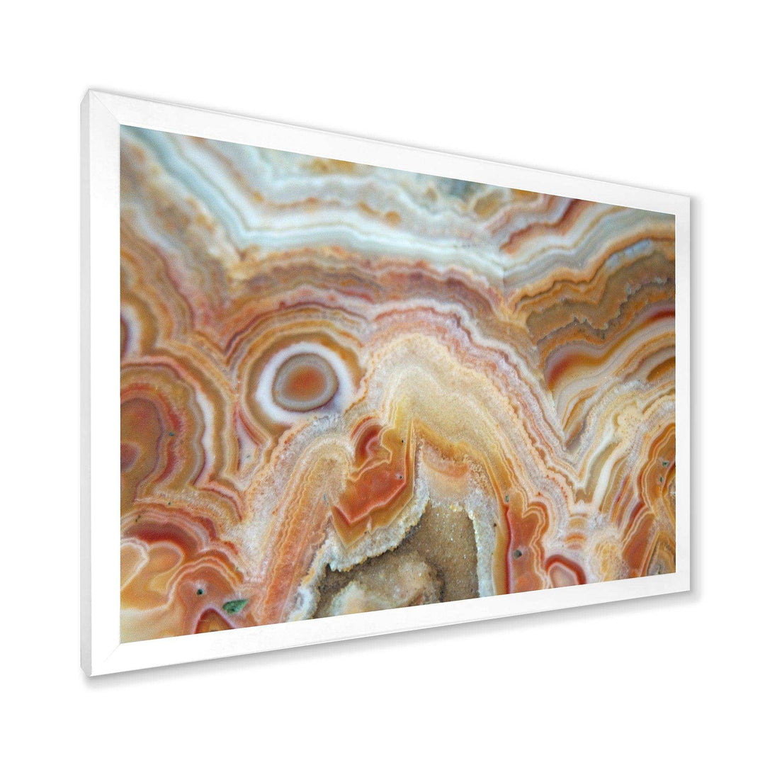 Strips and Ovals on Agate - Modern Bedroom Wall Art