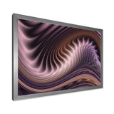 Purple Waves Fractal Wall Art
