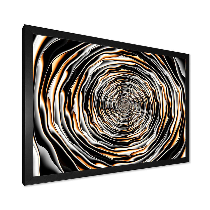 Fractal Rotating Abstract Design - Modern Bedroom Wall Art