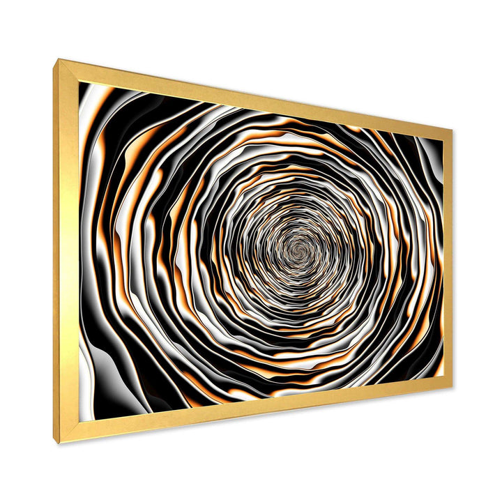 Fractal Rotating Abstract Design - Modern Bedroom Wall Art