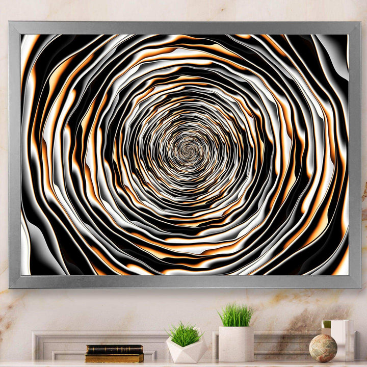 Fractal Rotating Abstract Design - Modern Bedroom Wall Art