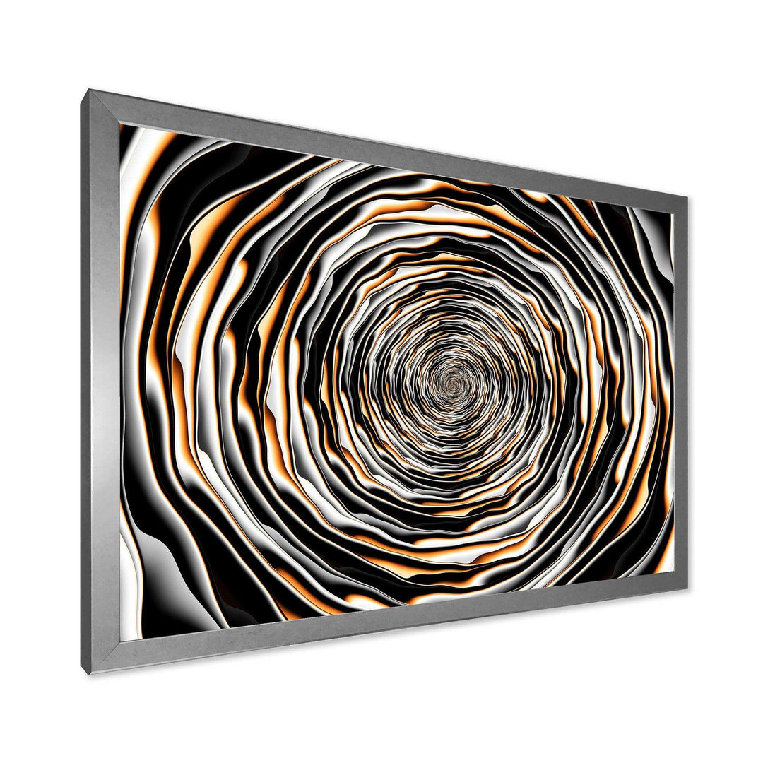 Fractal Rotating Abstract Design - Modern Bedroom Wall Art