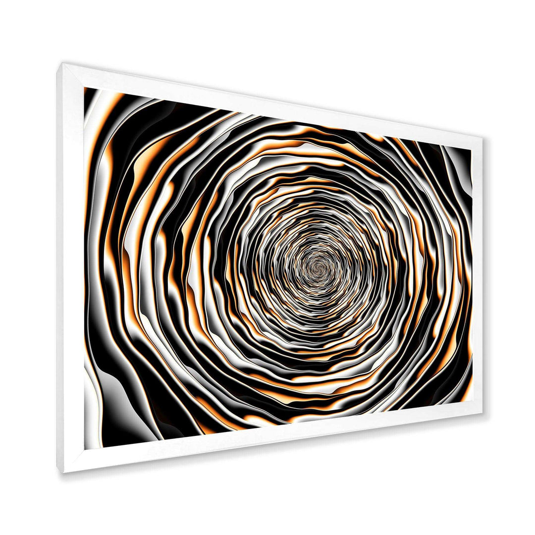 Fractal Rotating Abstract Design - Modern Bedroom Wall Art