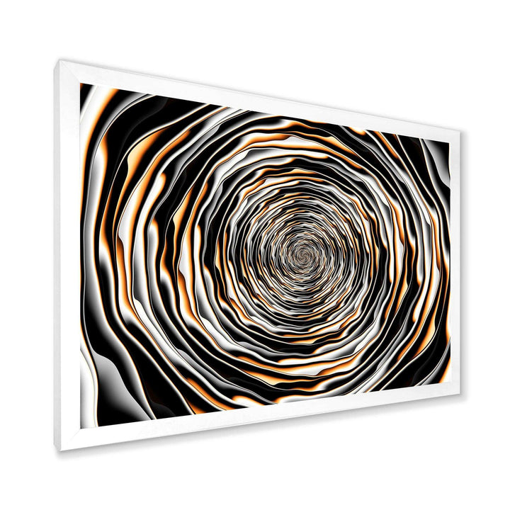 Fractal Rotating Abstract Design - Modern Bedroom Wall Art