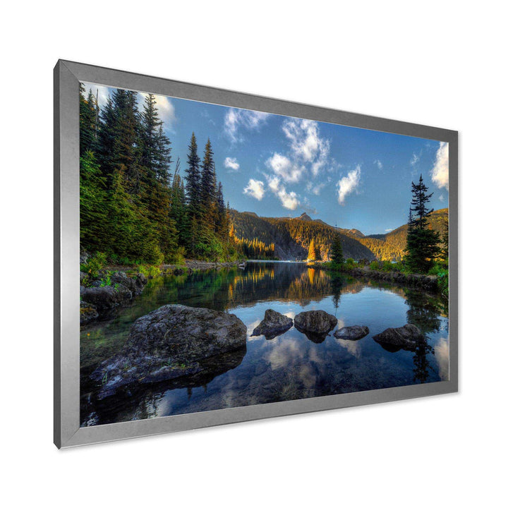 Mountain Lake Surrounded by Trees
