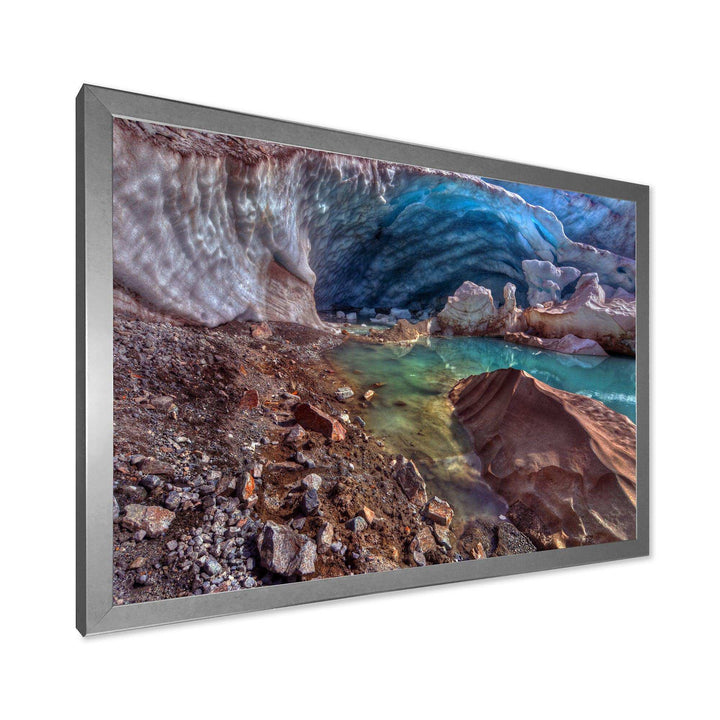 Stylish and Colorful Glacier Cave