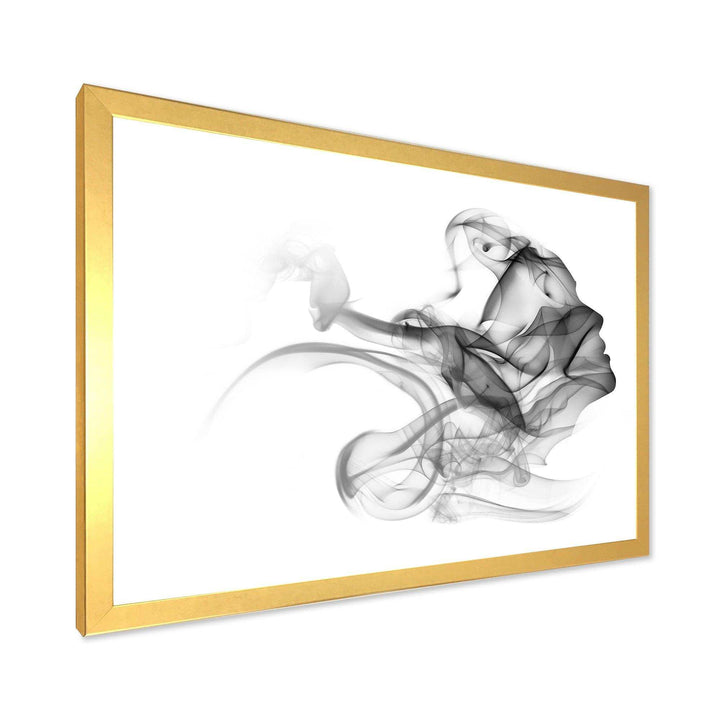 Woman and Smoke Double Exposure - Fashion Bedroom Wall Art