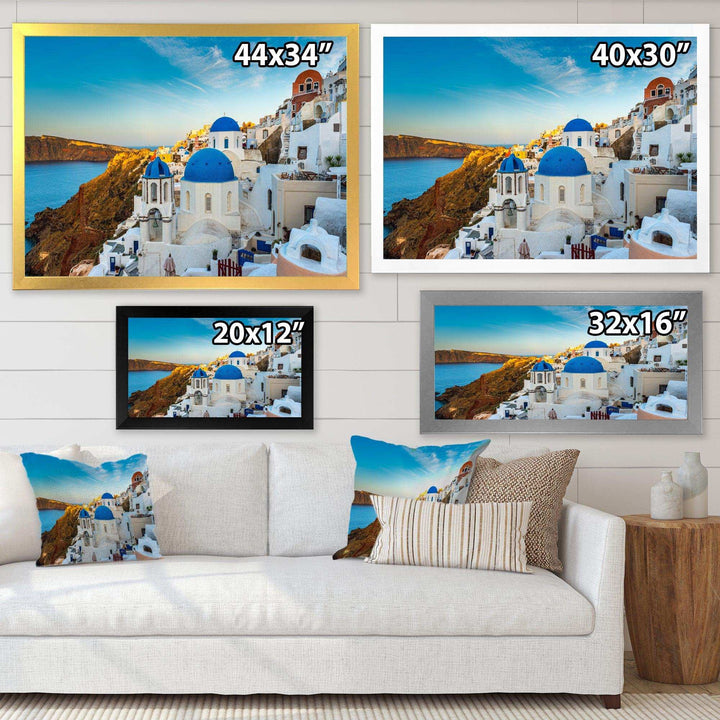 Beautiful Santorin Houses Greece