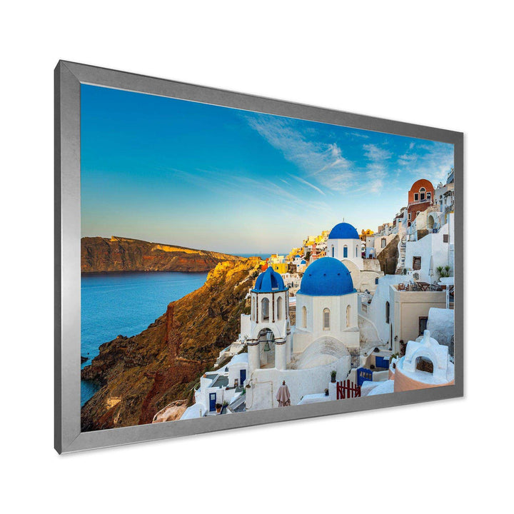 Beautiful Santorin Houses Greece