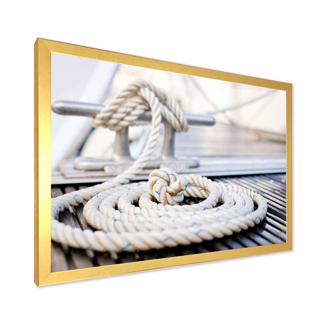 White Nautical Mooring Rope