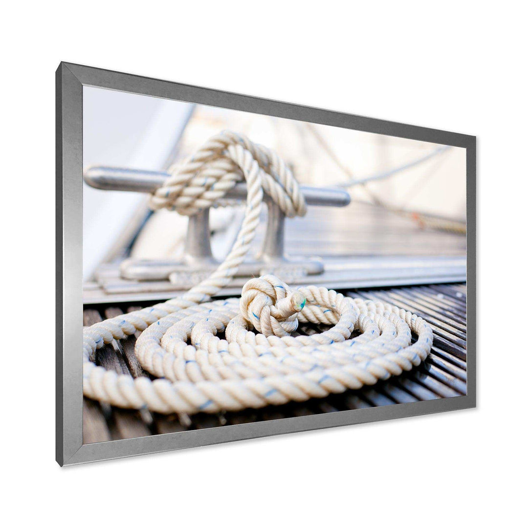 White Nautical Mooring Rope