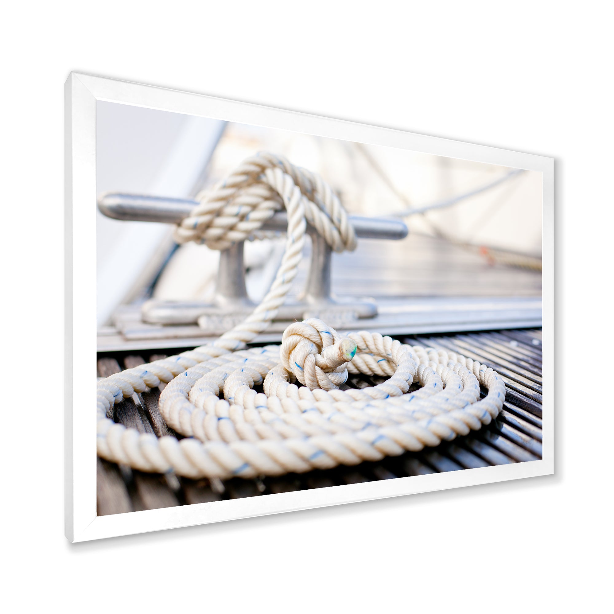 White Nautical Mooring Rope