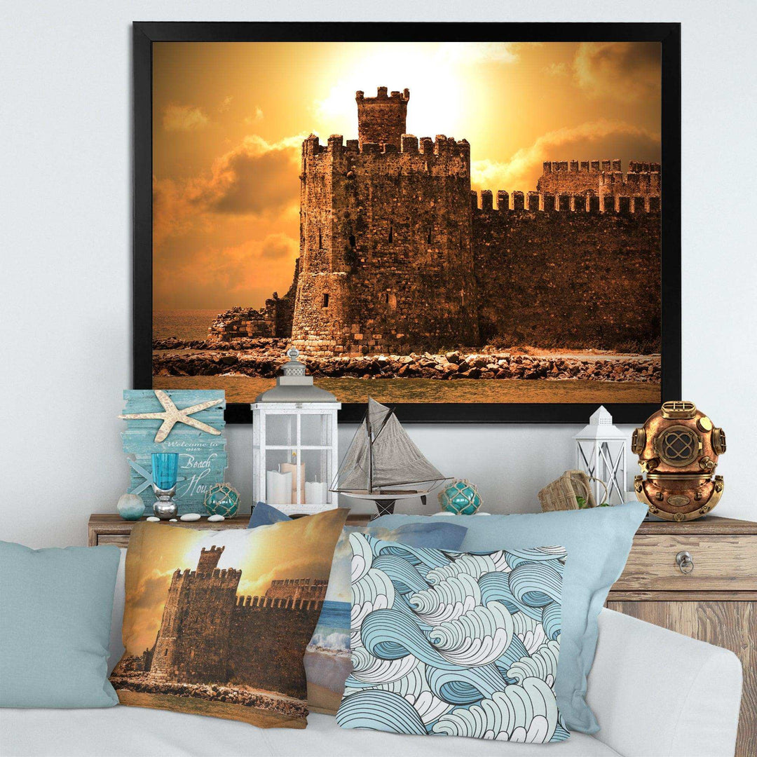 Old Castle at Sunset