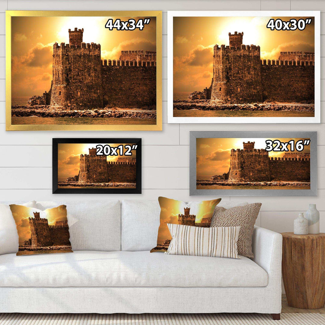 Old Castle at Sunset