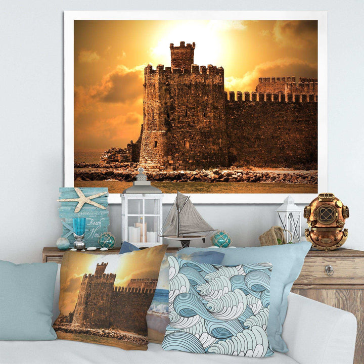 Old Castle at Sunset