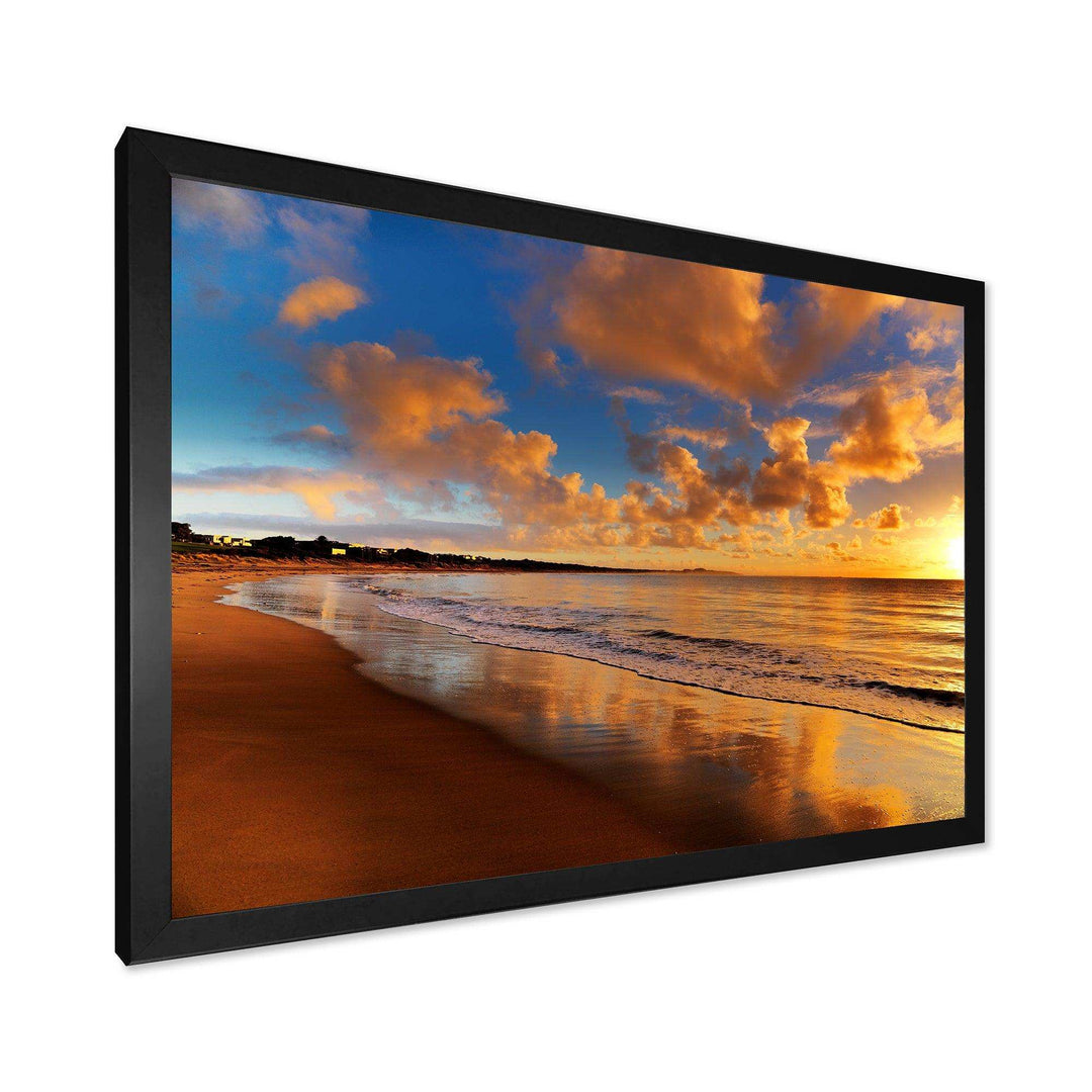Colorful Sunset on the Beach