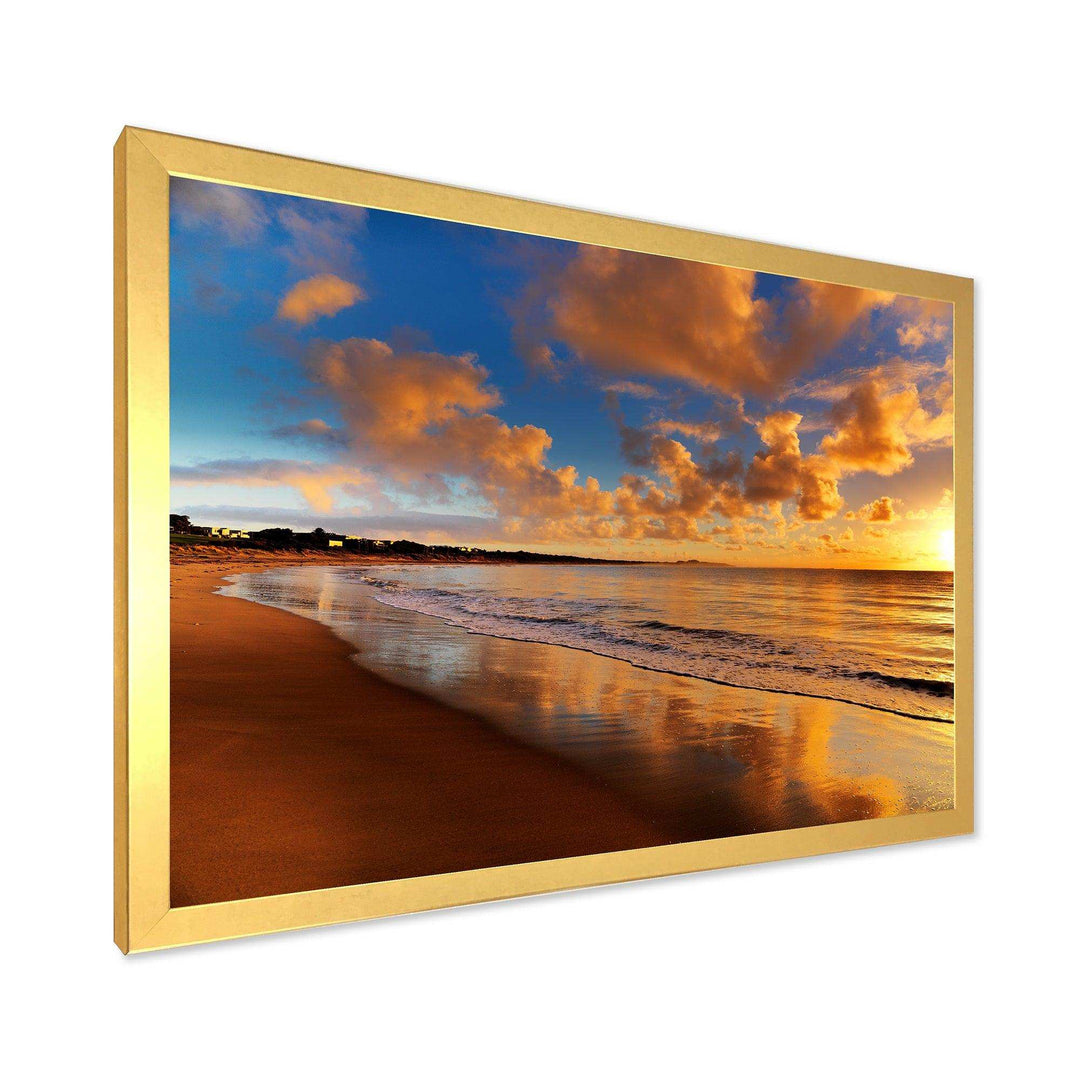 Colorful Sunset on the Beach