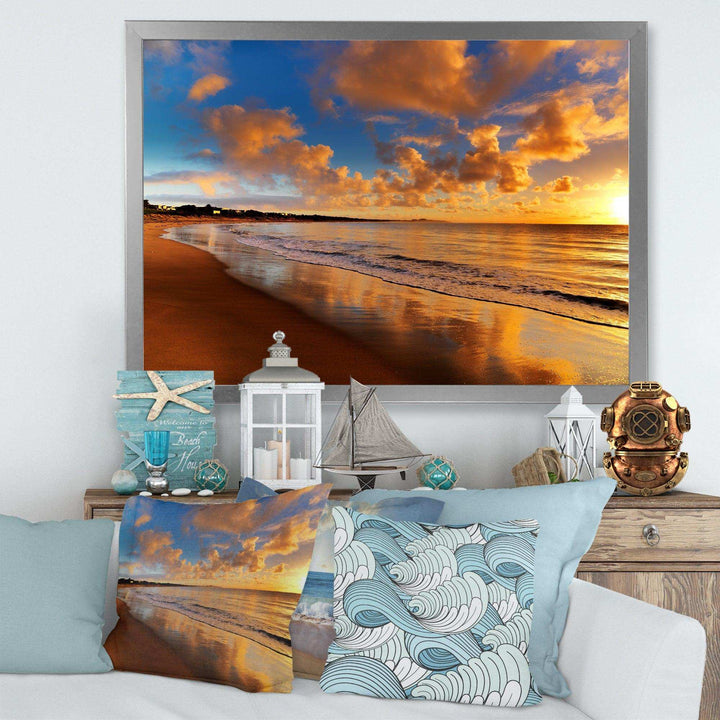 Colorful Sunset on the Beach
