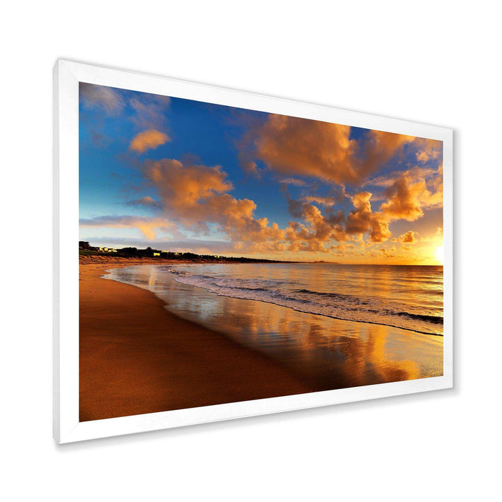 Colorful Sunset on the Beach