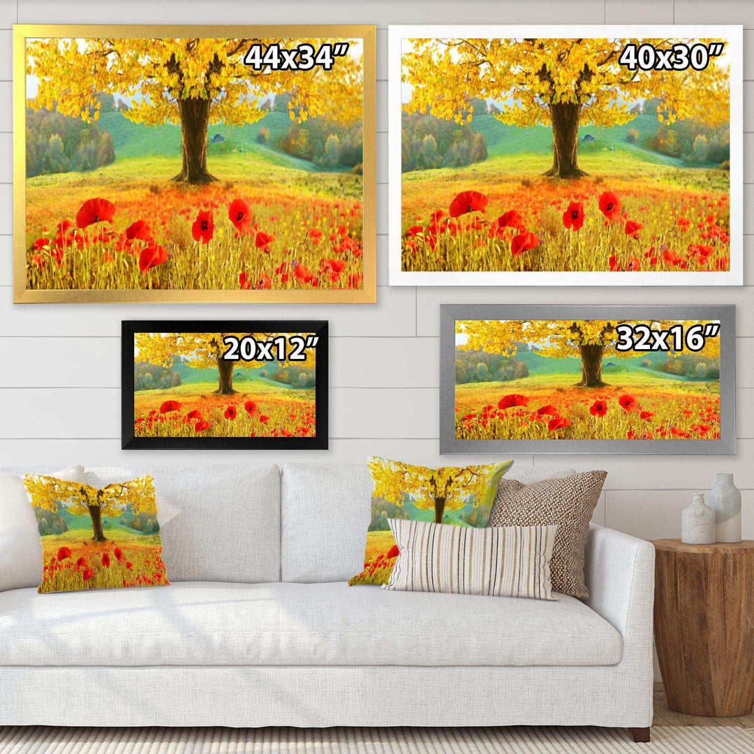 Beautiful Autumn Yellow Tree