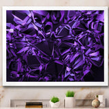 Purple Crystal Texture Design