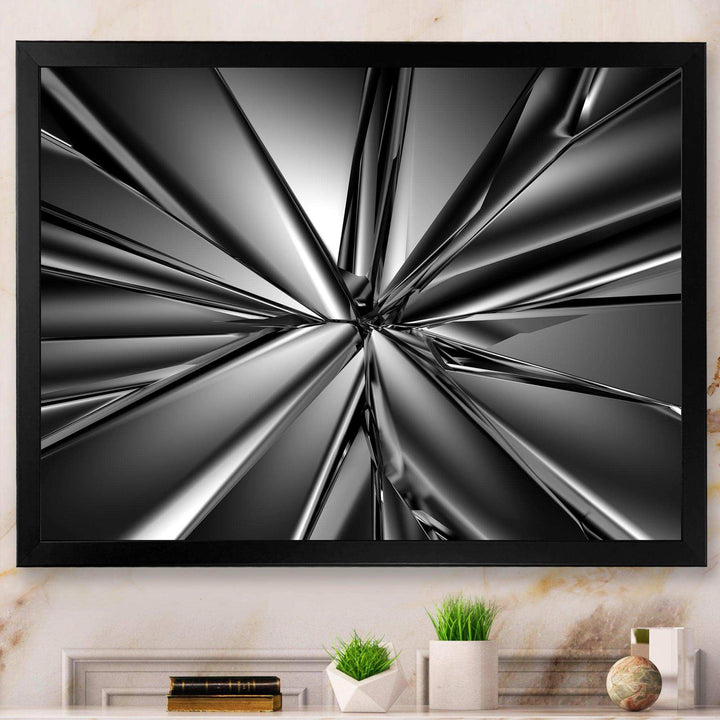 Futuristic Crystal Background - Modern Wall Art Prints