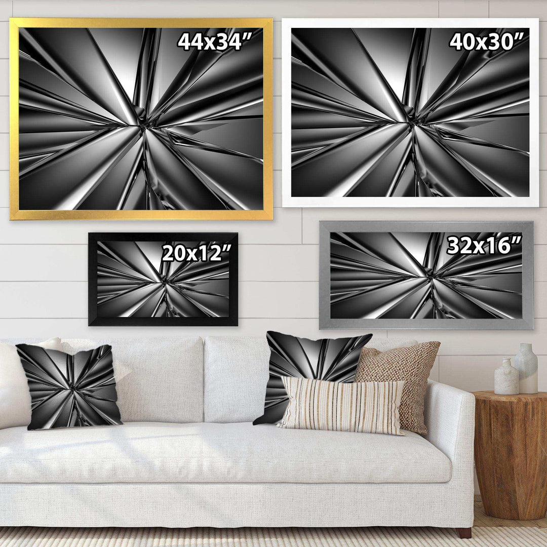 Futuristic Crystal Background - Modern Wall Art Prints